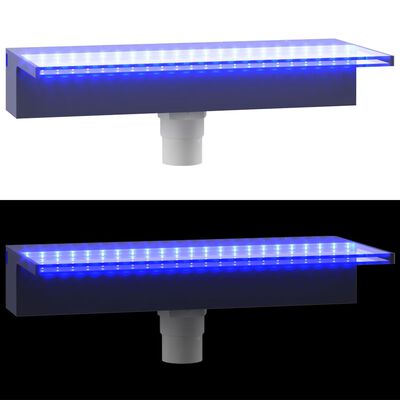 vidaXL Vesiputous RGB LED-valoilla akryyli 45 cm