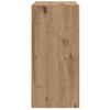 vidaXL Kirjahylly artesaani tammi 31x24x52 cm tekninen puu