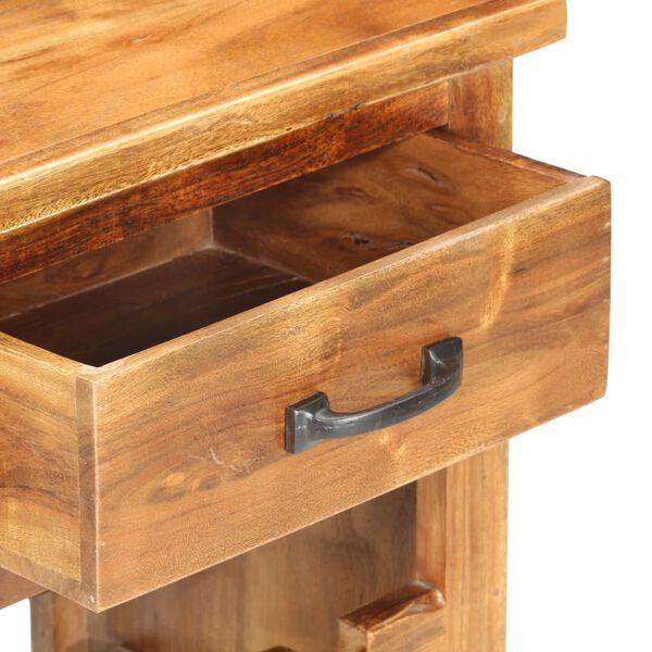 vidaXL Viinikaappi 40x30x80 cm t&auml;ysi akaasiapuu