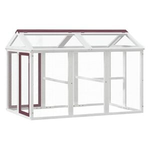 vidaXL Juoksuh&auml;kki mokka 141x94x104 cm t&auml;ysi m&auml;nty