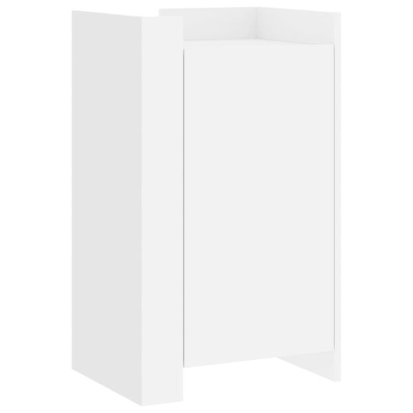 vidaXL Senkki valkoinen 45x35x75 cm tekninen puu