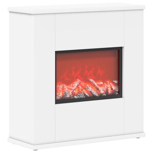 vidaXL S&auml;hk&ouml;takka valkoinen 47 x 18 x 48 cm Tekninen puu