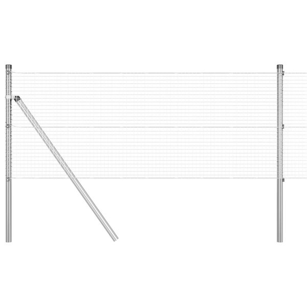 vidaXL Aitalatu Hopea 100 x 0,6 m (19 x 19 mm verkko) Ter&auml;s