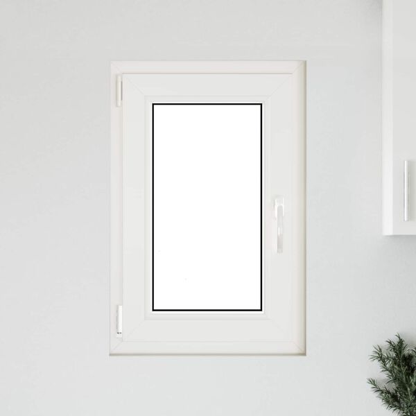 Kellari-ikkuna RISOR Antrasiitti 50 x 75 cm PVC ja lasi