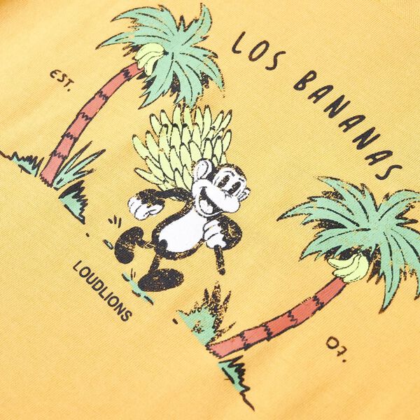 Lasten T-paita vaalea okra 104