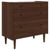 vidaXL Laukkaava BILBAO Tumma karamelli 90 x 45 x 89 cm