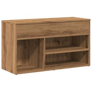 vidaXL Kenk&auml;teline artesaani tammi 80x30x45 cm tekninen puu