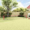 vidaXL Tennisverkko Musta ja punainen 595 x 90,5 x 87 cm Polyesteri