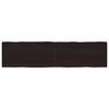 vidaXLP&ouml;yt&auml;levy ruskea 200x50x(2-4)cm k&auml;sitelty t&auml;ystammi el&auml;v&auml; reuna