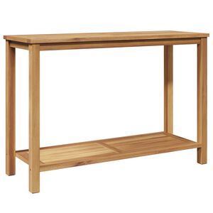 vidaXL Konsolip&ouml;yt&auml; s&auml;ilytystilassa Ruskea 110 x 40 x 75 cm Tiikkipuu