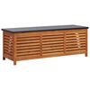 vidaXL Puutarhan varastolaatikko 150x50x55 cm t&auml;ysi eukalyptuspuu