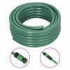 vidaXL Puutarhaletku liitinsarjalla vihre&auml; 0,5" 50 m PVC