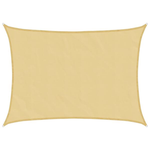 vidaXL Aurinkopurje hiekka 8x6 m 100% Oxford polyesteri