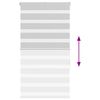 vidaXL Seepra rullaverho 75x100 cm kankaan leveys 70,9 cm polyesteri