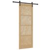vidaXL Liukuovi Luonnollinen 83 x 232 cm T&auml;ysi m&auml;nty