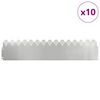 vidaXL Nurmikonreunukset 10 pcs Hopea 103 x 0,05 x 22 cm