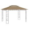 vidaXL Huvimaja 4x3x2,7 m harmaanruskea 160 g/m&sup2;