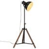 vidaXL Lattialamppu 25 W musta 75x75x90-150 cm E27