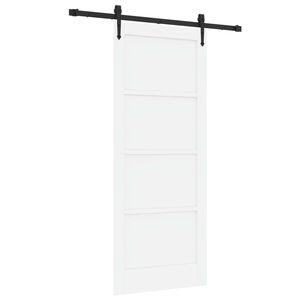 vidaXL Liukuovi ORKDAL 83 x 202 cm T&auml;ysi m&auml;nty valkoinen