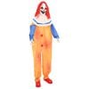 vidaXL Pelottava Halloween-klovni SPOOKA Keltainen ja Sininen