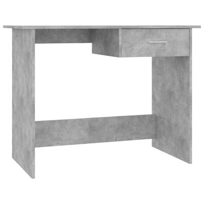 vidaXL Työpöytä betoninharmaa 100x50x76 cm tekninen puu