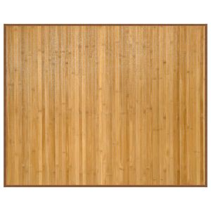 vidaXL matto suorakaide luonnollinen 80x100 cm bambu