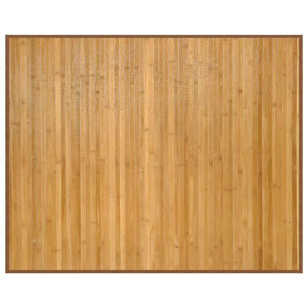 vidaXL matto suorakaide luonnollinen 80x100 cm bambu