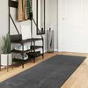 vidaXL Alue matot Suorakaide HUARTE Antrasiitti 300 x 80 cm Polyesteri