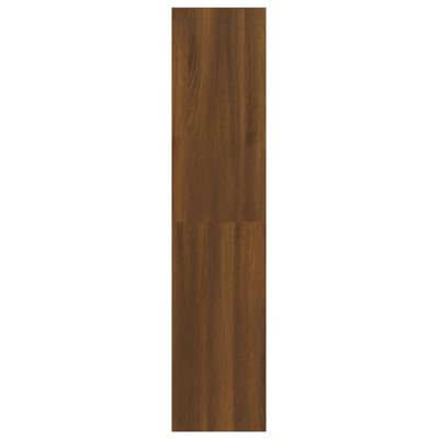 vidaXL Kirjahylly/tilanjakaja ruskea tammi 100x30x135 cm