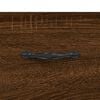 vidaXL Senkki ruskea tammi 69,5x34x90 cm tekninen puu