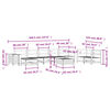 vidaXL 10-osainen Ulkosohvasarja t&auml;ysi douglaskuusi