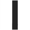 vidaXL Kirjahylly musta 70x36x189 cm tekninen puu