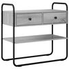vidaXL Konsolip&ouml;yt&auml; Harmaa Sonoma 100 x 40 x 75 cm Tekninen puu