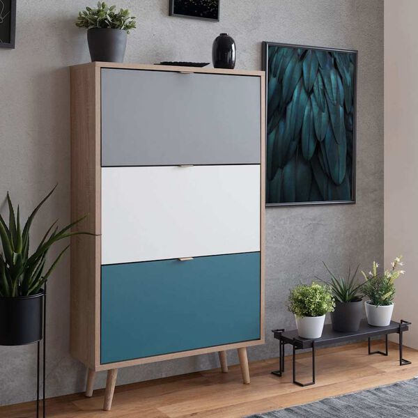 Finori Kenk&auml;kaappi C-uba 42 Sonoma-tammi ja kolmiv&auml;rinen