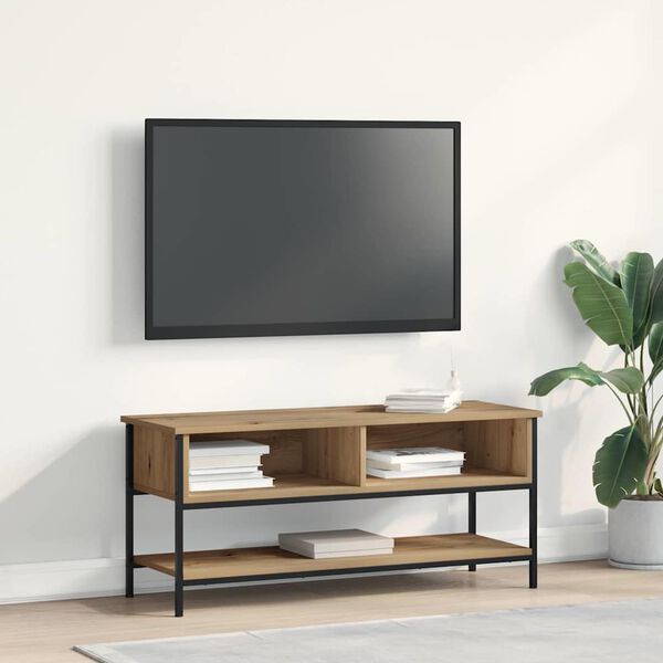 vidaXL TV-tasosetti Artisan tammi 100 x 35 x 45 cm Tekninen puu