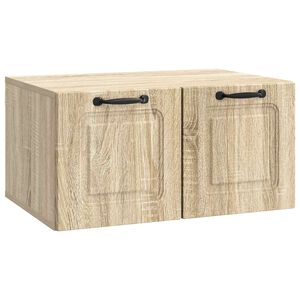 vidaXL Sein&auml;lle asennettava TV-kaappi Sonoma-tammi 59,5 x 41 x 30 cm