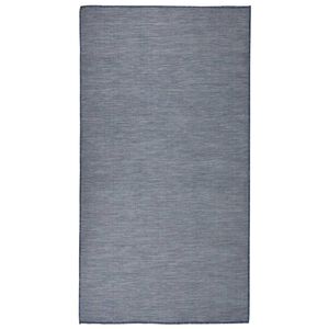 vidaXL Ulkomatto Flatweave 80x150 cm sininen