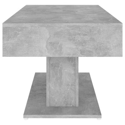 vidaXL Sohvapöytä betoninharmaa 96x50x45 cm lastulevy