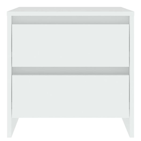 vidaXL Y&ouml;p&ouml;yd&auml;t 2 kpl valkoinen 45x34,5x44,5 cm tekninen puu