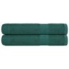 vidaXL Saunapyyhkeet 2 kpl FROGN Vihreä 80x200 cm 100 % puuvillaa