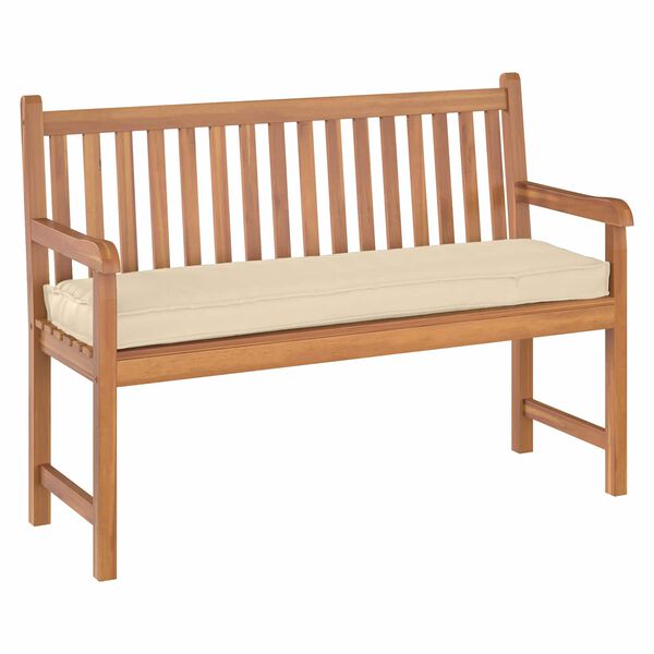 vidaXL Kuormalavatyyny penkille Beige 140 x 40 x 8 cm Oxford-kangas