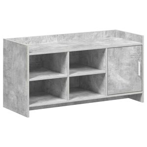 vidaXL Kenk&auml;kaappi Betoninharmaa 100 x 39,5 x 51 cm Tekninen puu