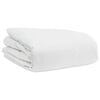 vidaXL Peittosarja tyynyll&auml; 3 pcs Valkoinen Untuvah&ouml;yhen