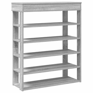 vidaXL Kenk&auml;teline harmaa Sonoma 80x30x98 cm tekninen puu