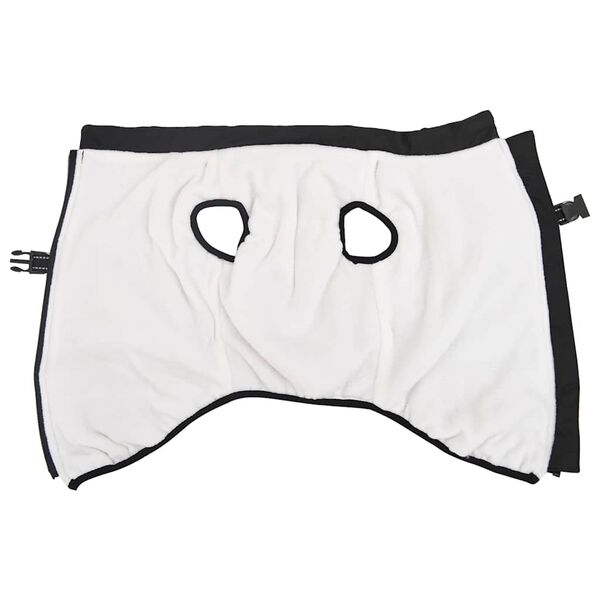 vidaXL Koiran takki valjailla vedenpit&auml;v&auml; heijastava musta L52