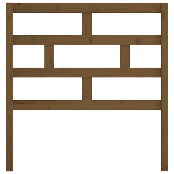 vidaXL S&auml;ngynp&auml;&auml;ty hunajanruskea 81x4x100 cm t&auml;ysi m&auml;nty