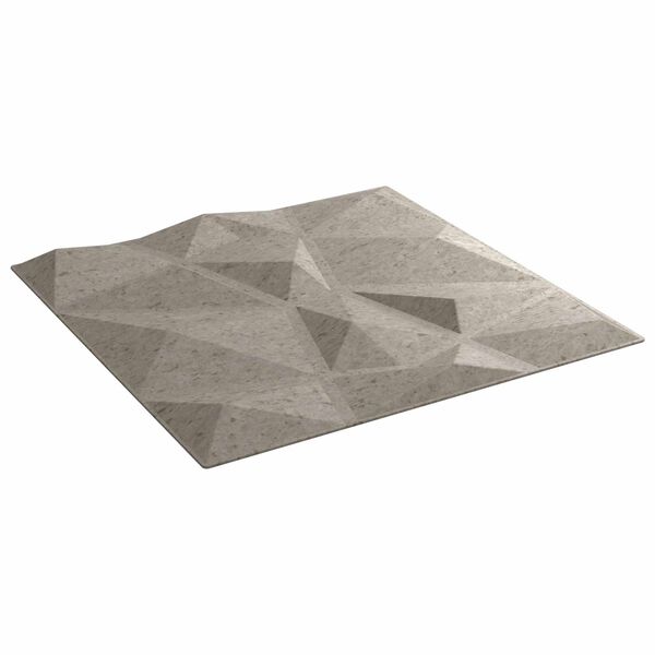 vidaXL Sein&auml;paneelit 24 pcs Betoni Harmaa 50 x 50 cm XPS Vaahdon