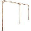 vidaXL Bambupergola 385x40x205 cm