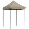vidaXL Taitettava pop-up juhlateltta taupe 200x200x306 cm