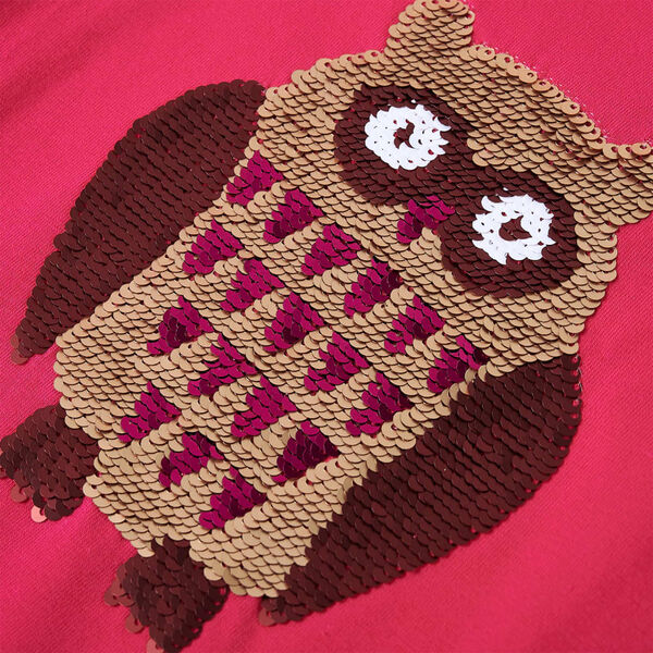 Lasten pitkähihainen T-paita kirkas pinkki 92